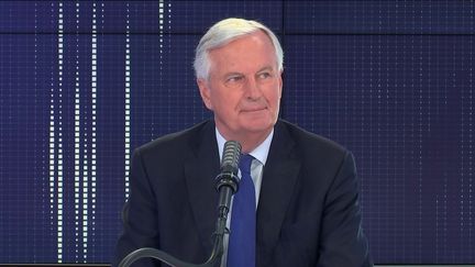 Michel Barnier,&nbsp;ancien négociateur de l'Union européenne sur le Brexit était l'invité du "8h30 franceinfo", lundi 14 juin. (FRANCEINFO / RADIOFRANCE)