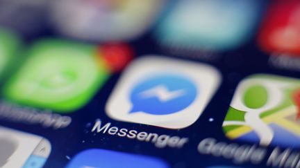 L'application Messenger sur l'écran d'un smartphone. (HOCH ZWEI / CORBIS NEWS)