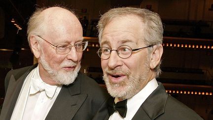 Le compositeur John Williams et le réalisateur Steven Spielberg à New York en 2006
 (STEPHEN CHERNIN/AP/SIPA )