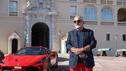 Dominique Chapatte, présentateur de l'émission automobile "Turbo" sur M6, à Monaco le 29 septembre 2020. (S?BASTIEN BOTELLA / MAXPPP)