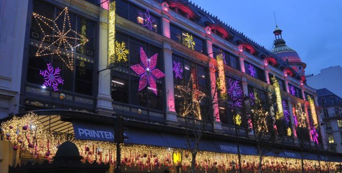 Paris, le quartier des grands magasins
 (AFP)