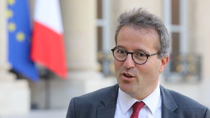 Le président de l'AP-HP, Martin Hirsch, le 17 octobre 2017, à Paris. (LUDOVIC MARIN / AFP)