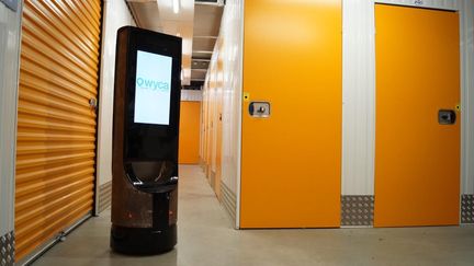 Le robot Keylo accueille déjà les patients à la clinique du Parc de Toulouse. (Wyca / Le robot Keylo)