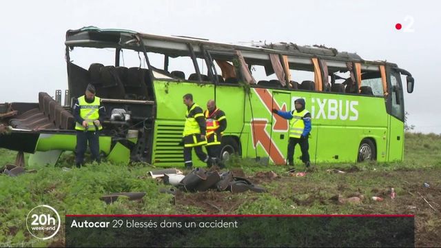 Somme : 29 Blessés Dans Un Accident D'autocar