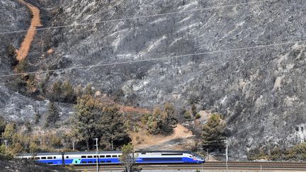 Le train n'a pas marqué son arrêt en gare de Montélimar (Drôme), le 16 octobre 2017. (Photo d'illustration) (BORIS HORVAT / AFP)