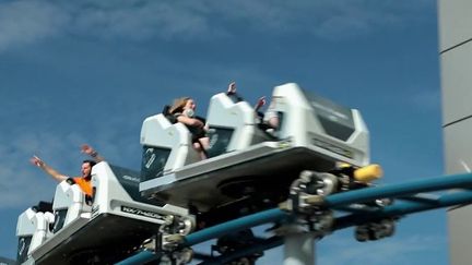 Dans la Vienne, une nouvelle attraction du parc de loisirs Futuroscope suscite la colère du voisinage. Les cris des participants seraient devenus insupportables, surtout durant l'été.&nbsp; (CAPTURE ECRAN FRANCE 2)