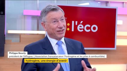 Invité de Stéphane Dépinoy dans ":l'éco", Philippe Boucly, président de l'Afhypac (Association française pour l'hydrogène et les piles à combustibles), est venu parler de l'avenir de l'hydrogène en France.