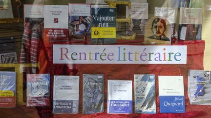 Une librairie de Tours (Indre-et-Loire), à l'heure de la rentrée littéraire 2023. (JEAN-MICHEL DELAGE / HANS LUCAS)