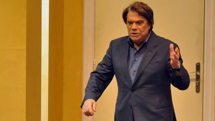 Bernard Tapie au Casino Théâtre Barrière à Toulouse dans "Les Montagnes russes" d'Eric Assous en janvier 2012
 (Frédéric Charmeux / PhotoPQR / La Dépêche du Midi / MaxPPP)