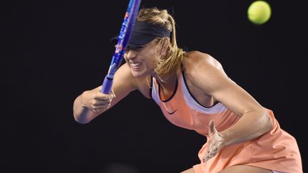 Maria Sharapova souffre (GREG WOOD / AFP)