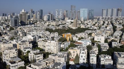 Downtown Tel Aviv, August 6, 2024 (illustrative photo) (OREN ZIV / AFP)