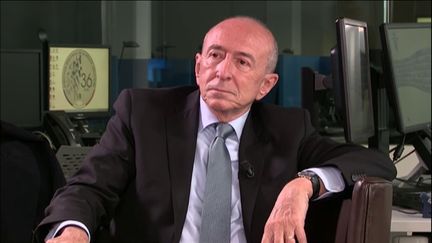 Le ministère de l'Intérieur, Gérard Collomb, invité de franceinfo le 19&nbsp;octobre 2017. (FRANCEINFO)