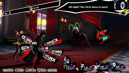 Un combat ddans le jeu vidéo "Persona 5". (ATLUS)