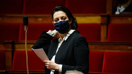 La députée LREM de Moselle, Isabelle Rauch, à l'Assemblée nationale, le 11 mai 2021. (THOMAS PADILLA / MAXPPP)