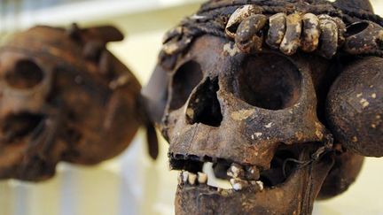 Crânes de sorciers bonoko, Collection Marc Arbogast
 (Frederick Florin / AFP)