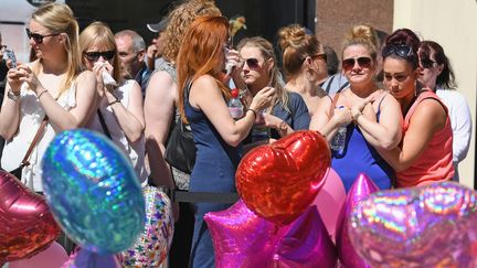 Rassemblement à la mémoire des victimes, à Manchester, le 26 mai 2017. (GETTY IMAGES)