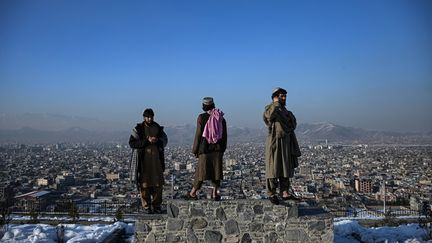 Des talibans à Kaboul, le 10 janvier 2022. (MOHD RASFAN / AFP)