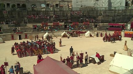 Spectacle "Vercingétorix" aux Journées romaines de Nîmes (France 3 Languedoc-Roussillon)