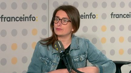 Marine Tondelier, secrétaire nationale d'EELV sur franceinfo. (FRANCEINFO / RADIO FRANCE)