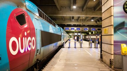 Un train Ouigo, le 5 décembre 2019 à Paris. (UGO PADOVANI / HANS LUCAS / AFP)