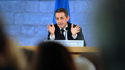 Nicolas Sarkozy en Avignon (GERARD JULIEN / AFP)