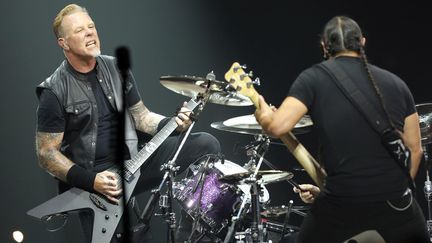 Metallica à Bercy vendredi 8 septembre 2017.
 (Jean-Baptiste Quentin / PQR Le Parisien / MaxPPP)