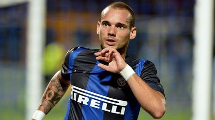 L'Intériste Wesley Sneijder (VINCENZO PINTO / AFP)