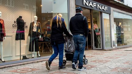 Un magasin de l'enseigne de prêt-à-porter Naf Naf à Dunkerque (Nord), le 25 janvier 2017. (PHILIPPE HUGUEN / AFP)