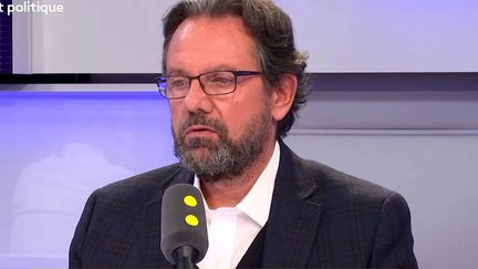 Frédéric Lefebvre, ex-conseiller de Nicolas Sarkozy et délégué national d’Agir - La droite constructive, était l'invité de franceinfo jeudi 22 mars sur franceinfo. (FRANCEINFO)