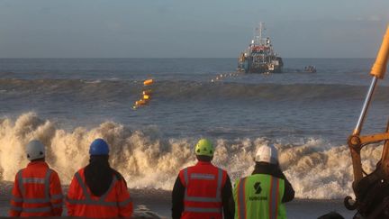 Atterrissement du câble Dunant à Saint-Hilaire-de-Riez en Vendée (Stéphane Foulon / Orange)