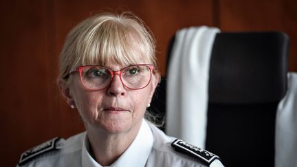 Brigitte Jullien, directrice de l’IGPN, le 13 juin 2019 à Paris. (STEPHANE DE SAKUTIN / AFP)