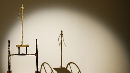 "Chariot" d'Alberto Giacometti, fait partie des enchères de Sotheby's.
 (JEWEL SAMAD / AFP)