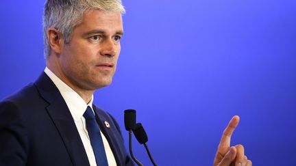 Laurent Wauquiez, le 18 avril 2018. (ERIC FEFERBERG / AFP)