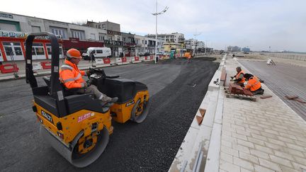 Travaux d'aménagement à Dunkerque le 21 février 2019 (image d'illustration) (MARC DEMEURE / MAXPPP)