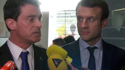 &nbsp; (Manuel Valls était de retour d'un déplacement dans le Haut-Rhin, où il y a défendu le projet de loi © Gilles Gallinaro / Radio France)