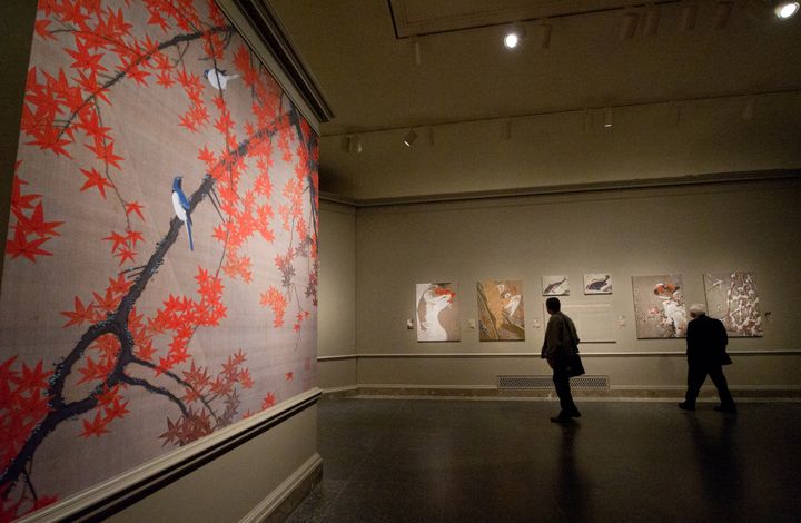 Exposition de Ito Jakuchu, en 2012
 (KAREN BLEIER / AFP)