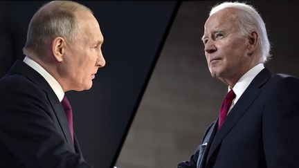 Guerre en Ukraine : le duel à distance entre Vladimir Poutine et Joe Biden