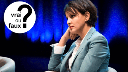 &nbsp; (Najat Vallaud-Belkacem, très, trop, optimiste avec les indicateurs économiques © Maxppp)