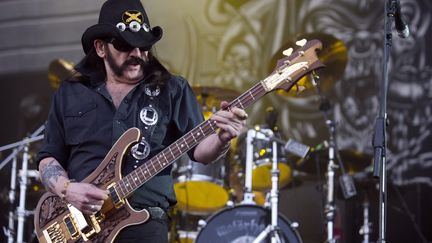 Le chanteur et bassiste de Motörhead Lemmy Kilmister en Juillet 2011 aux Eurockeennes de Belfort
 (SEBASTIEN BOZON / AFP)