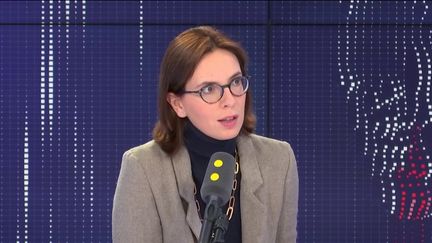 Amélie de Montchalin,&nbsp; secrétaire d'État chargée des Affaires européennes, invitée du "8h30 franceinfo", lundi 28 octobre 2019.&nbsp; (FRANCEINFO / RADIOFRANCE)