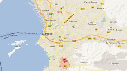 Le meurtre a eu lieu dans le 9e arrondissement de Marseille. (GOOGLE MAPS / FRANCETV INFO)