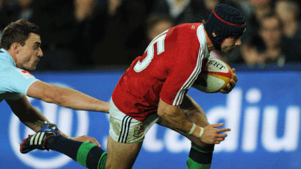 Le Gallois Leigh Halfpenny sous le maillot des Lions