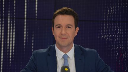 Guillaume Peltier, porte-parole des Républicains. (JEAN-CHRISTOPHE BOURDILLAT / RADIO FRANCE)