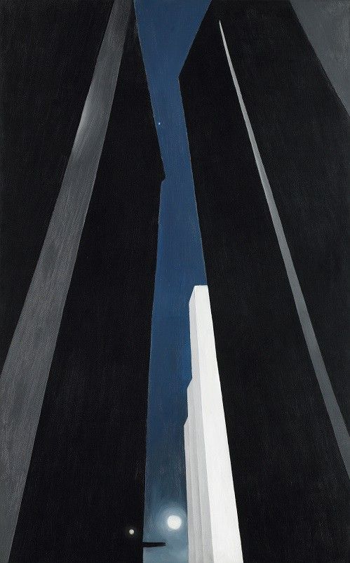 Nuit sur la ville [City Night ], 1926  Huile sur toile, 121,9 x 76,2 cm The Minneapolis Institute of Arts, Minneapolis
 (Georgia O’Keeffe Museum / ADAGP, Paris 2015)