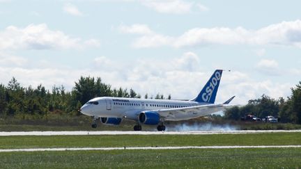 Le série C de Bombardier, le 16 octobre 2017. (CLEMENT SABOURIN / AFP)