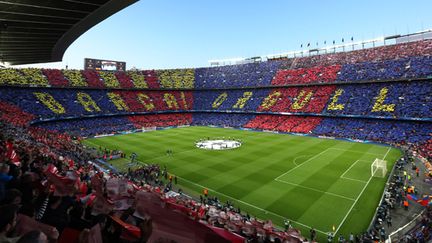 Le Camp Nou de Barcelone derrière son équipe (MANUEL BLONDEAU / AOP PRESS)