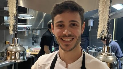 Le jeune chef Louis Festa, aux portes de Périgueux, en route vers sa première étoile ? (BERNARD THOMASSON / FRANCEINFO)