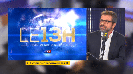 Les JT de TF1 font peau neuve. Thierry Thuillier,&nbsp;directeur général adjoint du pôle information du groupe TF1 détaille le nouveau dispositif mis en place depuis la rentrée. (FRANCEINFO / RADIOFRANCE)