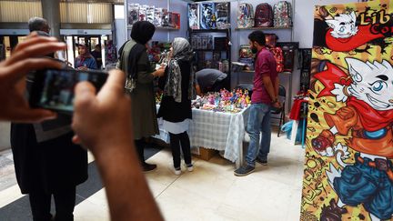 A la Comic Con libyenne, le 2 novembre 2017
 (Mahmud Turkia / AFP)