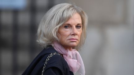 L'ancienne ministre de la Justice Elisabeth Guigou aux funérailles de Jacques Chirac, le 30 septembre 2019 à l'église Saint-Sulpice à Paris. (ERIC FEFERBERG / AFP)